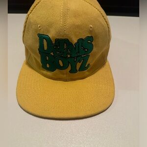 Yellow Cap with Green Logo